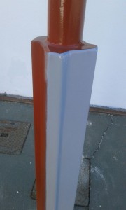 Farola en reparación